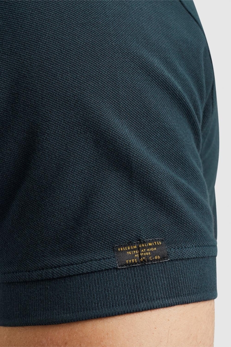 PME legend short sleeve polo garment dyed piq